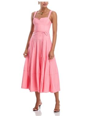 Cinq a Sept Pink Midi Dress